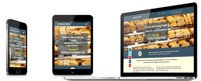 Springform Social Media Screens